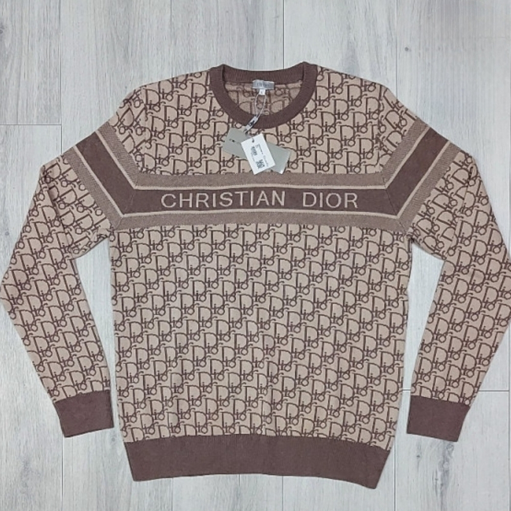 Dior Kids Sweater - Cream and Tan